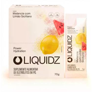Imagem de Repositor de Eletrólitos Liquidz - (14 sachês x 6g) - Sabor: Melancia 