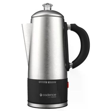 Imagem de Cafeteira Elétrica Cadence Gran Italiana Inox 1,5L com Filtro Medidor e Função Manter Aquecido 110V