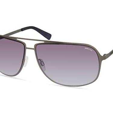 Imagem de Kenneth Cole New York Óculos de sol masculino Pilot, Bronze fosco/fumê degradê, 64mm