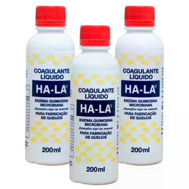 Imagem de Kit Coalho Ha-La Liquido 200ml - Embalagem com 3 Unidades - Estrela