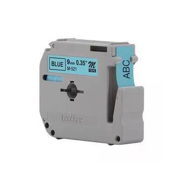 Imagem de Fita Brother M-521 9mm Preto/Azul