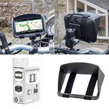 Imagem de Digicharge Visor solar GPS de 5 polegadas para Garmin Zumo 396 595LM 395LM 345LM 590LM 660LM 350LM 390LM Dezl OTR500 TomTom Rider 500 550 420 450 410 Go Comfort Supreme 5'' BMW Navigator 5 4 V IV 4.3