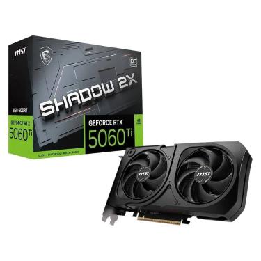 Imagem de Placa de Vídeo Vga MSI GeForce RTX 5060 Ti Shadow 2X OC 8GB GDDR7 Gami