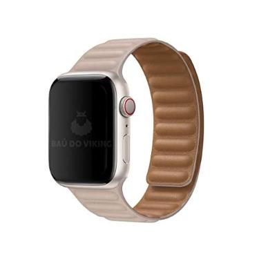 Imagem de Pulseira Couro Link, Compatível com Apple Watch (Estelar, 38/40/41)