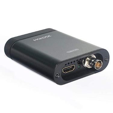 Imagem de MOKOSE Placa de captura de vídeo Microware USB3.0 HDMI/SDI para Windows, Linux, OS X (Mac) HD Loop Thru Game Dongle Grabber Device 1080p 60fps UVC Free Driver Box