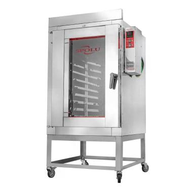 Imagem de Forno Turbo Elétrico Spolu Trabor SPL-603E10 10 Esteiras 18.000W Trifásico Inox 220V
