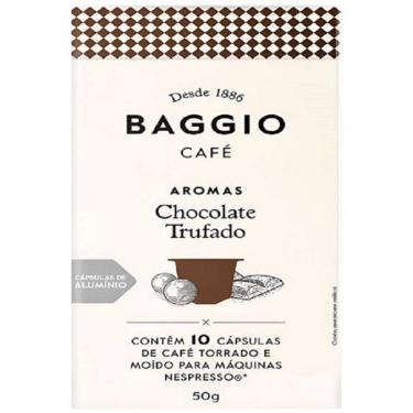 Imagem de Café em cápsula compatível nespresso aroma choco trufado baggio 10un