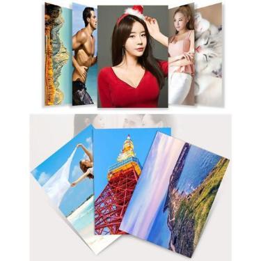 Imagem de Papel Fotográfico A4 150g Glossy Branco Brilhante Resistente à Água / 
