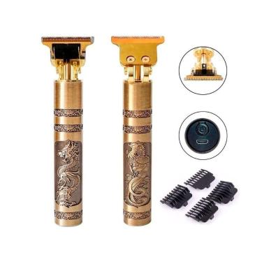 Imagem de Maquina De Acabamento Cabelo Barba Dragão Original Nfe - HIGA SHOP, Bi