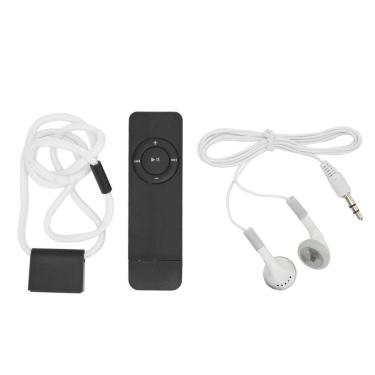 Imagem de Leitor MP3 GOWENIC ABS Mini Music 180mAh 64GB Preto