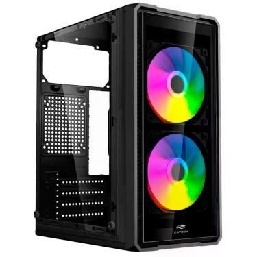 Imagem de Gabinete Gamer Micro ATX MT-G41BK com Lateral em Vidro Temperado Preto C3tech