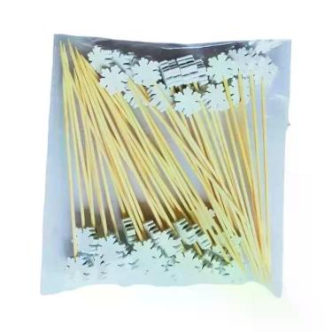 Imagem de Ornamento De Natal Com 50 Peças: Palitos De Bambu Descartáveis Para De