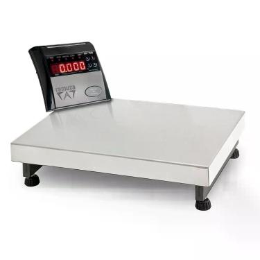 Imagem de Balança Industrial Aço Carbono Bivolt 100kgx20g Base 40cm