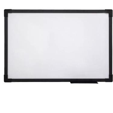 Imagem de Quadro Branco Moldura Madeira 080X060CM UV SOFT MOLD. Preta - Stalo