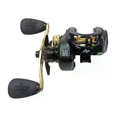 Imagem de Carretilha Pesca Pesqueiro Albatroz V73 Black 6 Rolamentos 7.3:1 Drag 