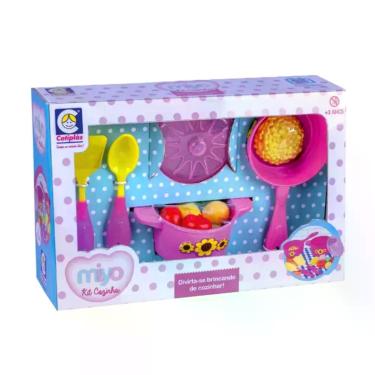 Imagem de Miko Kit Cozinha Infantil com Utensílios de Plástico 12 Peças +3 Anos 