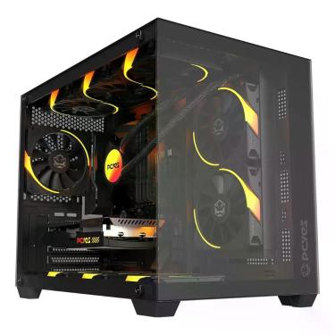 Imagem de Gabinete Gamer Pcyes Forcefield V2 Black Vulcan - Gffv2bv