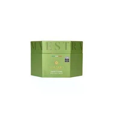 Imagem de Panettone Creme Pistache/Chocolate 750g Maestra Per La Pastina Panettone Creme de Pistache com Gotas de Chocolate 750g La Pastina
