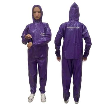 Imagem de Capa de Chuva para Motociclista em PVC 100% Impermeável - Fly, Roxo ca