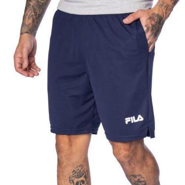 Imagem de Bermuda Masculina Fila Sports Logo Marinho, Marinho, G