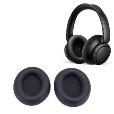 Imagem de Almofadas de Fone de Ouvido para Anker Life Q30 Q35 Q30 BT Q35, Almofada de Ouvido de Espuma de Memória de Couro Proteico, Almofadas de Substituição de Isolamento de