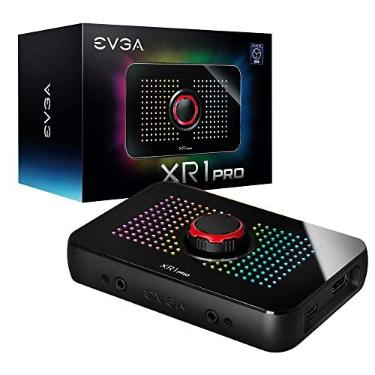 Imagem de EVGA Placa de captura XR1 Pro, captura/passagem HDR 1440p/4K, certificada para OBS, USB 3.1, ARGB, Mixer de áudio, PC, PS5, PS4, Xbox Series X e S, Xbox One, Nintendo Switch, 144-U1-CB21-LR