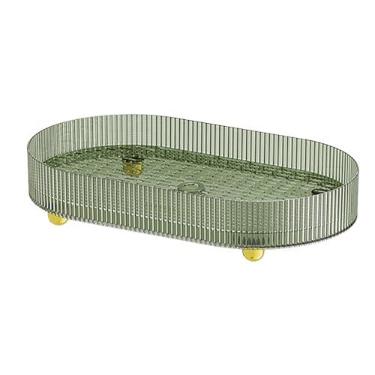 Imagem de Double Layer Drain Board Multi Funcional Secagem Rack Anti Slip Pé Elíptico Escorredor De Prato Bandeja para Cozinha Banheiro Sala de estar