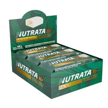 Imagem de Caixa Display Barra Bacio di Latte Sabor Pistache Display c/ 12 und 40g