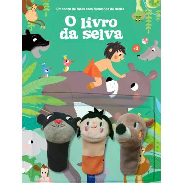 Imagem de Livro - Um conto de fadas com fantoches de dedos: O livro da selva