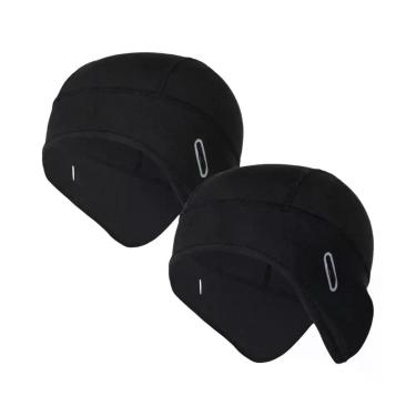 Imagem de Gorro De Ciclismo Masculino De Inverno Em Fleece, À Prova De Vento, Fo