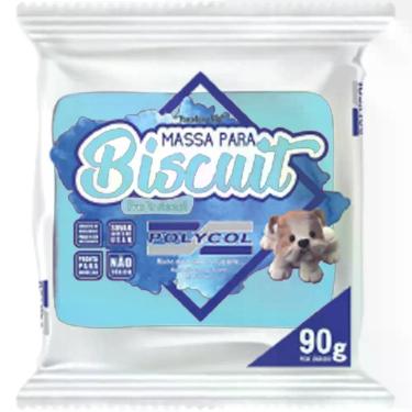 Imagem de Massa de Porcelana Fria Biscuit 90G Azul Claro - Polycol