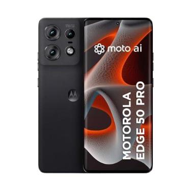 Imagem de Smartphone Motorola Edge 50 Pro 5G - 256GB 24GB (12GB RAM+12GB Ram Boost) 50MP Ultra-Pixel AI Camera IP68 NFC - Preto (Seminovo)