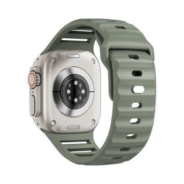 Imagem de Pulseira De Silicone Esportiva Para Apple Watch De 45mm, 44mm, 49mm, 4