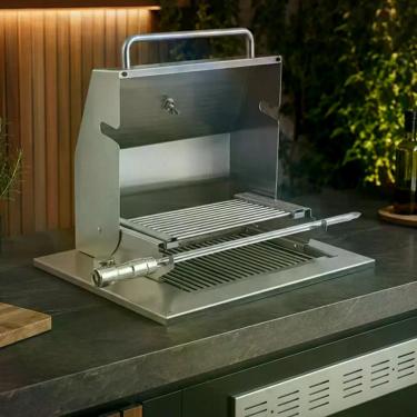 Imagem de Churrasqueira Elétrica Grill Com Tampa De Embutir Diamond Premium 127