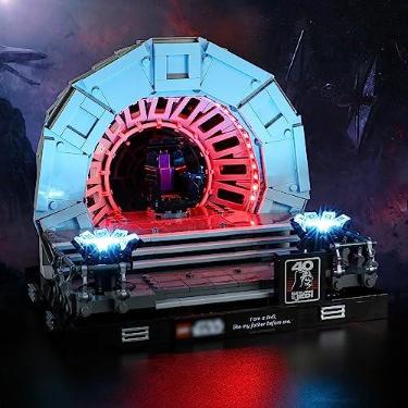 Imagem de Vaodest LED Light for Lego 75352 Star Wars Emperor's Throne Room Diorama Set,Design and Configuration Compatible with Model 75352(LED Light Only, Not Building Block Kit)