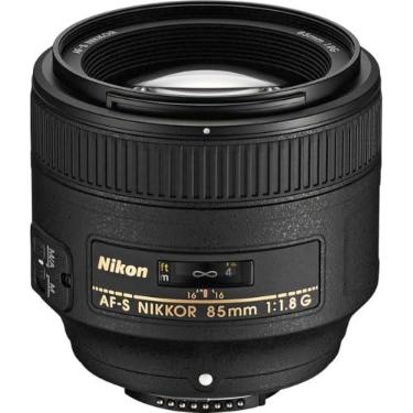 Imagem de Nikon Lente fixa AF S NIKKOR 85 mm f/1.8G com foco automático para câmeras Nikon DSLR