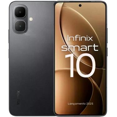 Imagem de Smartphone Infinix Smart 10 128GB Tela 6,67 Polegadas 120Hz Bateria 50