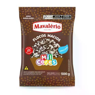 Imagem de Flocos Macios Mesclados 500g Doces Finos Gourmet Brigadeiro - Mavaléri