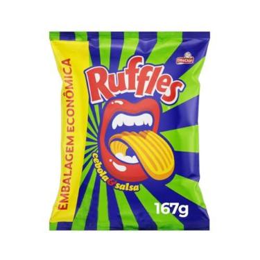 Imagem de Batata Frita Ondulada Cebola E Salsa Elma Chips Ruffles 167G Embalagem Econômica