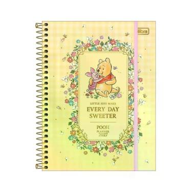 Imagem de Planner Espiral Pooh M7 2027 Tilibra Amarelo, Amarelo