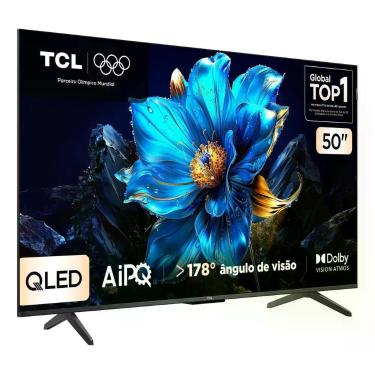Imagem de Smart TV TCL 50 Polegadas QLED 4K P7K WiFi Bluetooth Google, 50"