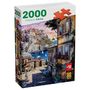 Imagem de Quebra-cabeça 2000 peças Vilarejo Italiano