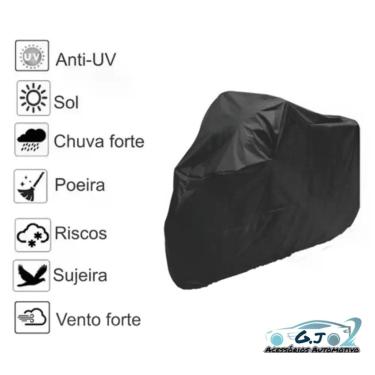 Imagem de capa de cobrir moto impermeável sol chuva impermeável FAN 160 CC - cou