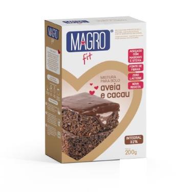 Imagem de Mistura para Bolo Integral Lowçucar Zero Açúcar Aveia e Cacau, Rico em Fibras - Pacote 200g