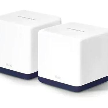 Imagem de Kit 2 Roteadores Wifi Mesh Halo H50g Branco Mercusys Bivolt - Higipack
