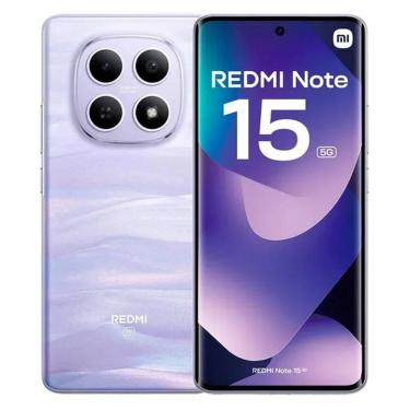 Imagem de RedmiNote 15 5G Roxo 8GB RAM 256GB, Global, 5G - RedmiNote15 5g, 256GB
