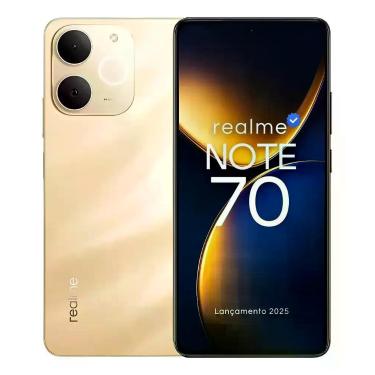 Imagem de Celular Realme Note 70 256GB Dourado Câmera Traseira 13MP, 256GB, Dour