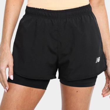 Imagem de Short New Balance Sport Essentials Feminino, Preto, G