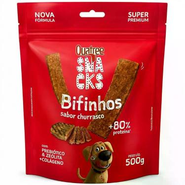 Imagem de Bifinho Sabor Churrasco 500g Petisco para Cães Adultos Macio e Saboros