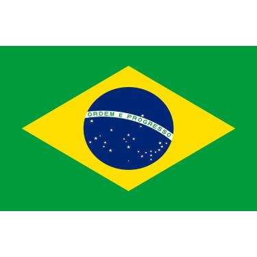 Imagem de Painel de Lona Bandeira do Brasil - Fabrika de Festa, 100x070cm